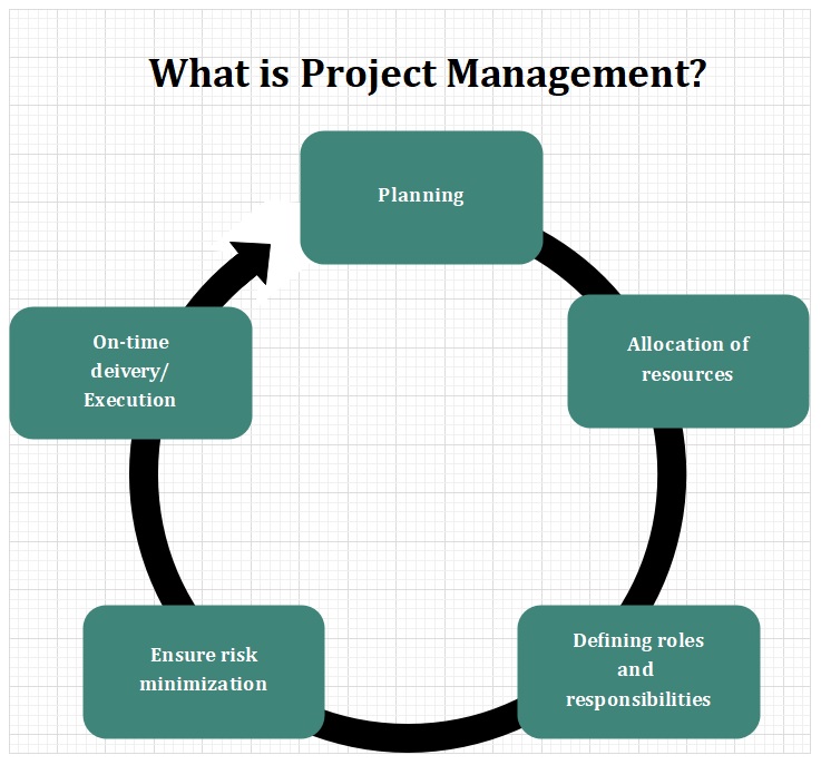 Diagrama Circular de las Etapas de la Gestión del Proyecto