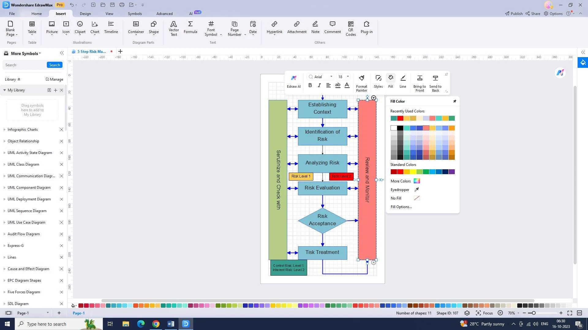 adding descriptive data into the chart