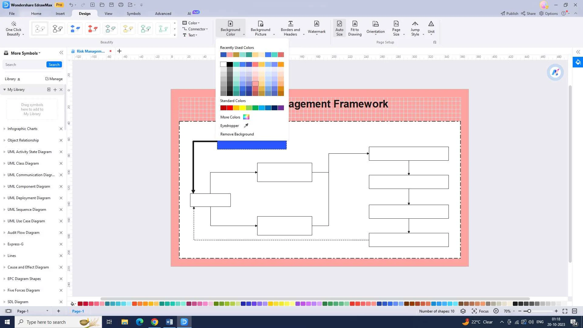 customizing the template