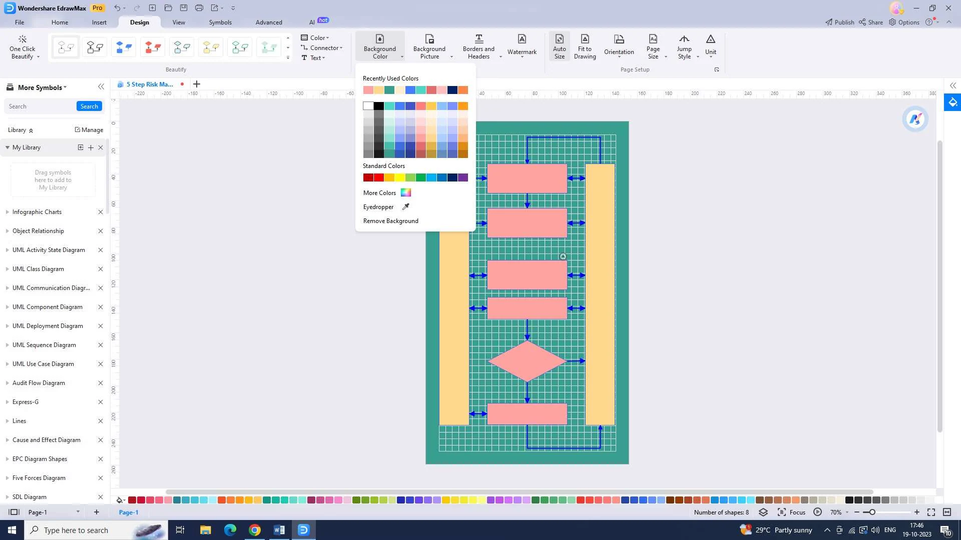 customizing the template