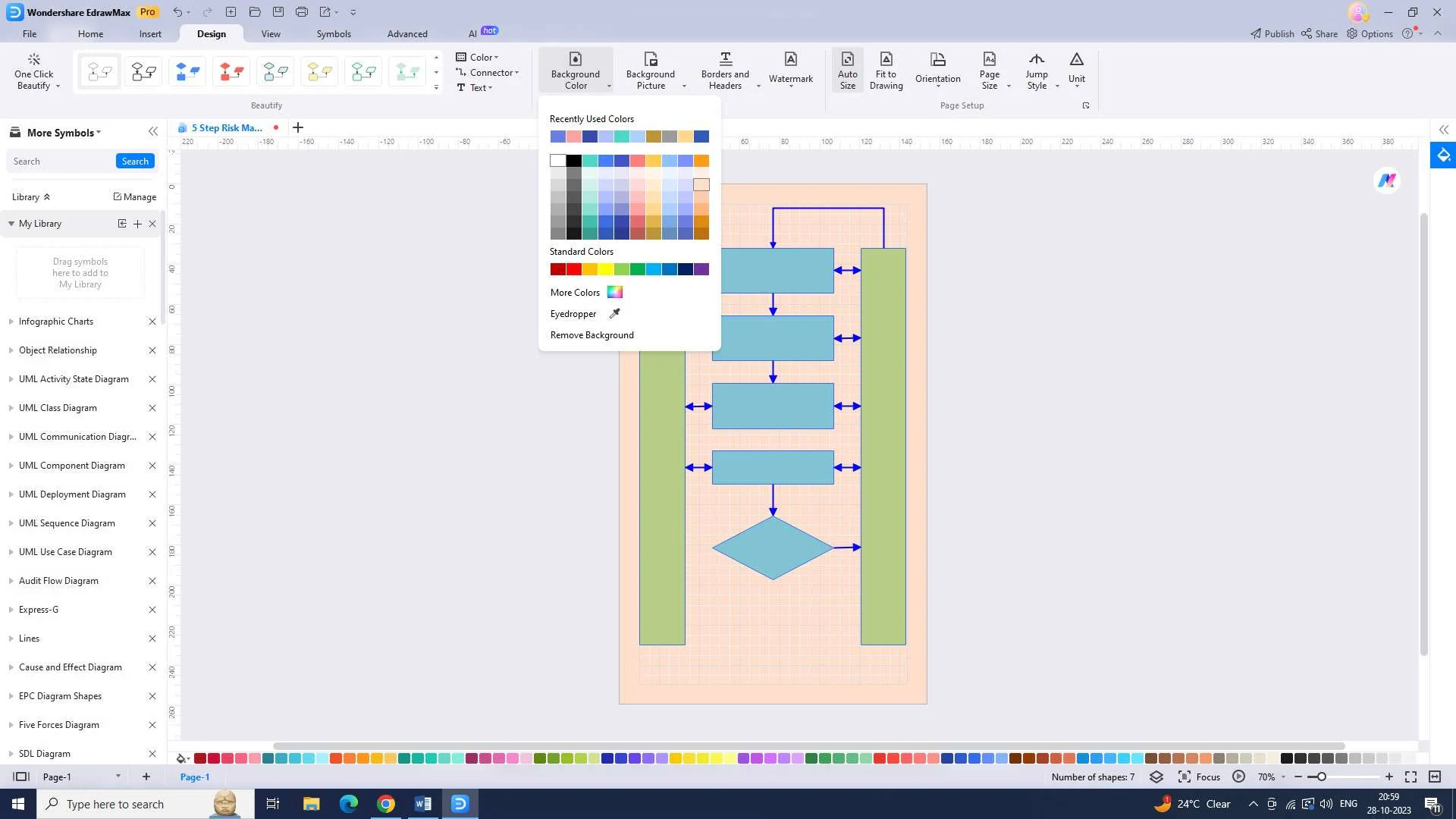 personalizing the template