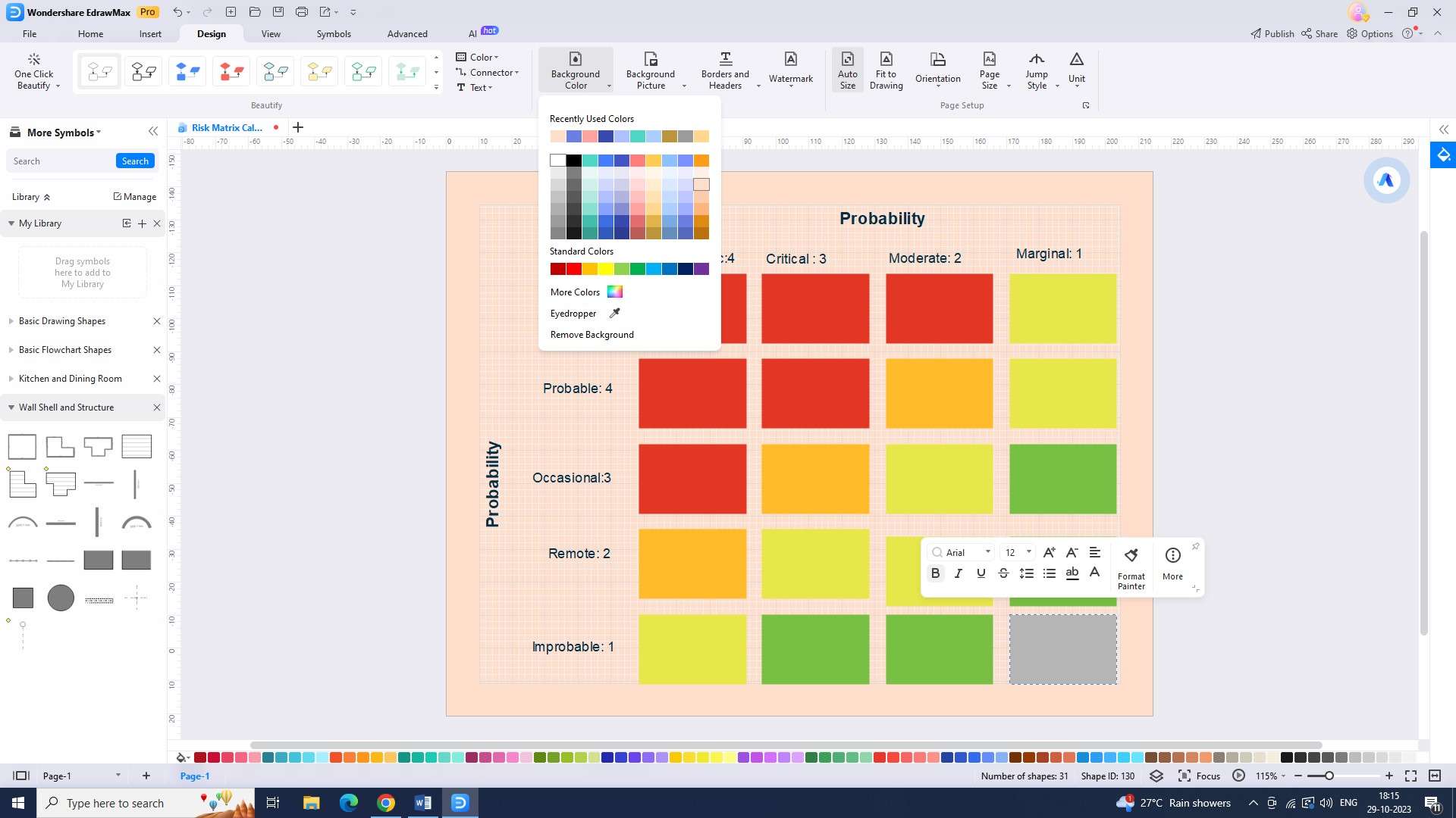 customizing the template