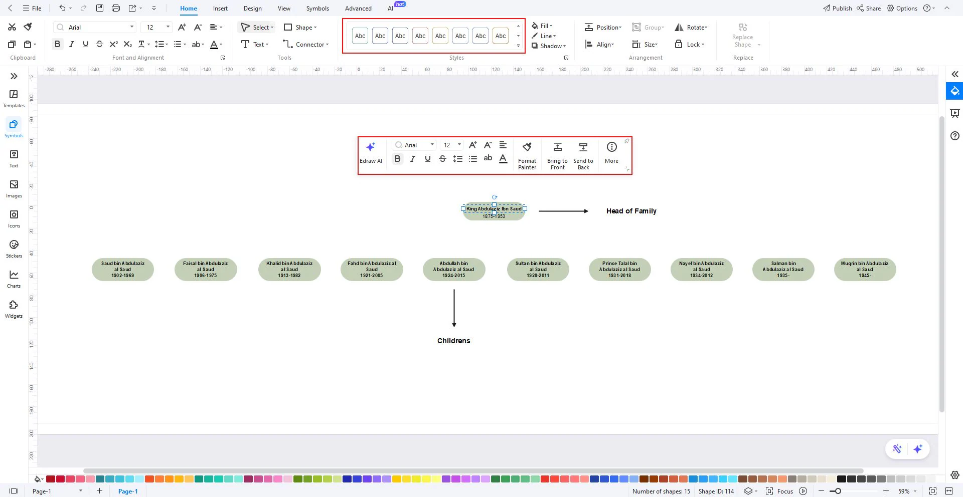 make a family tree