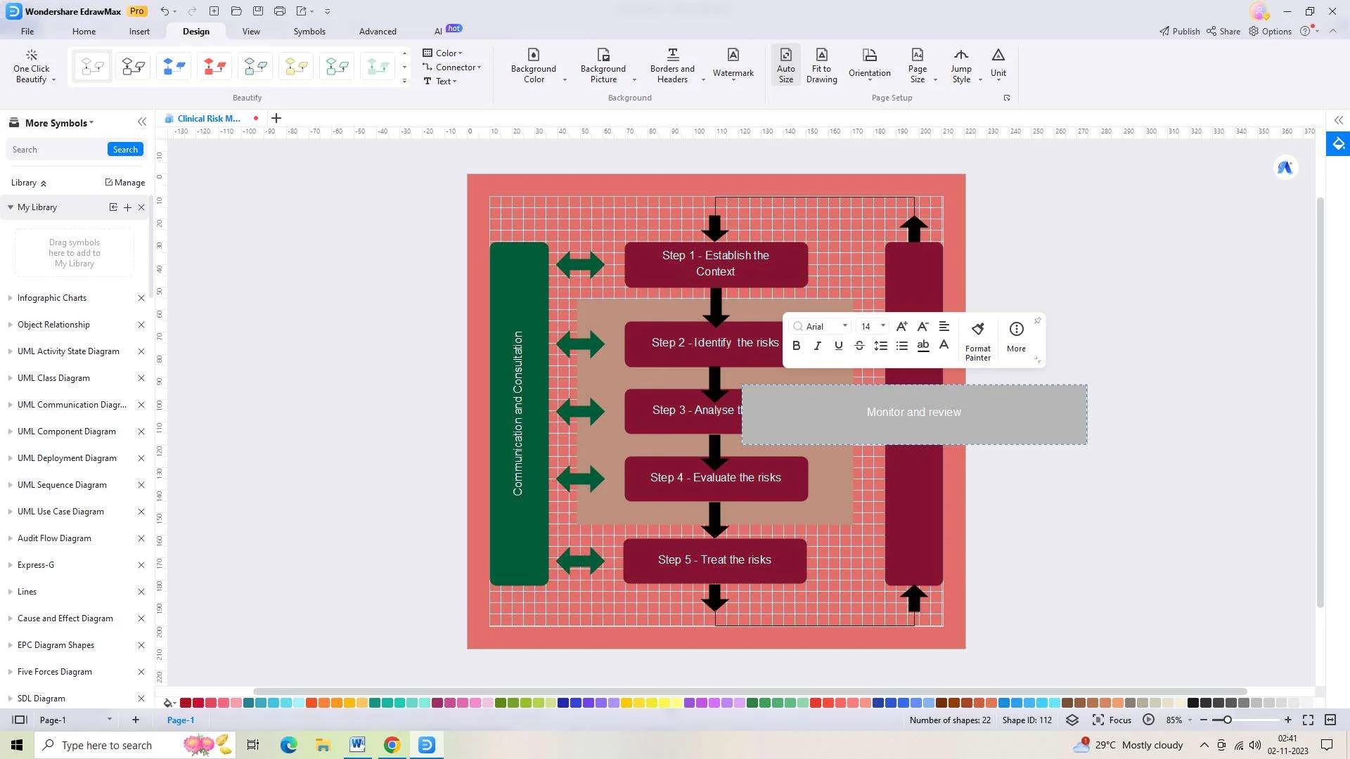 adding text to the chart