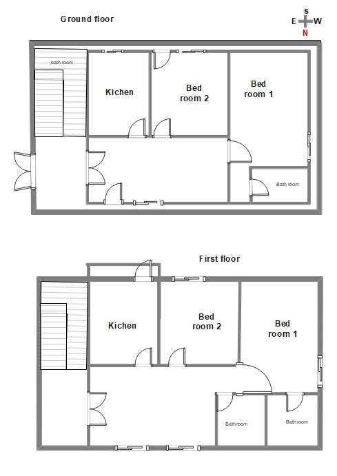 consistent layout 2-story house plan