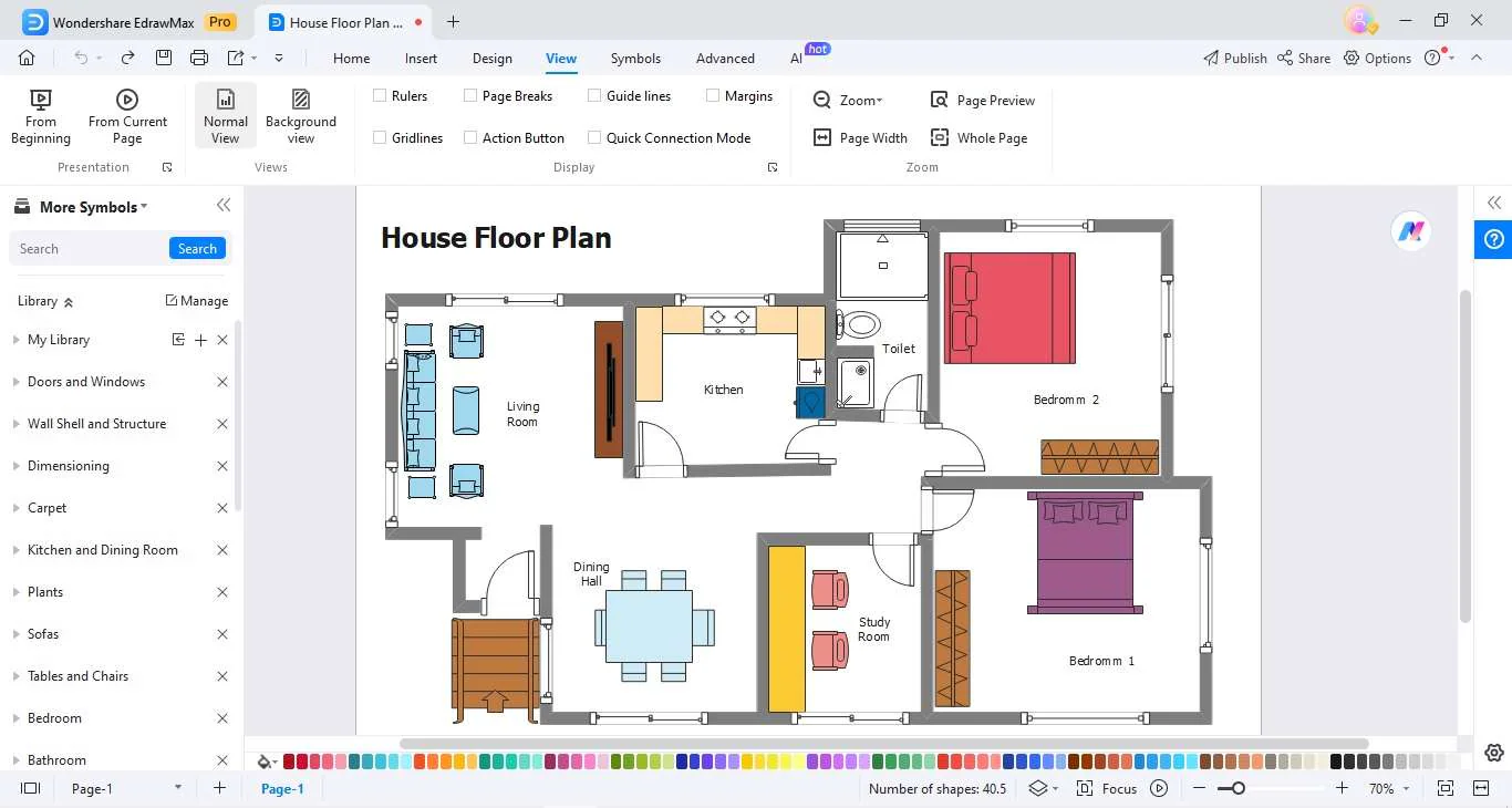 editing your floor plan