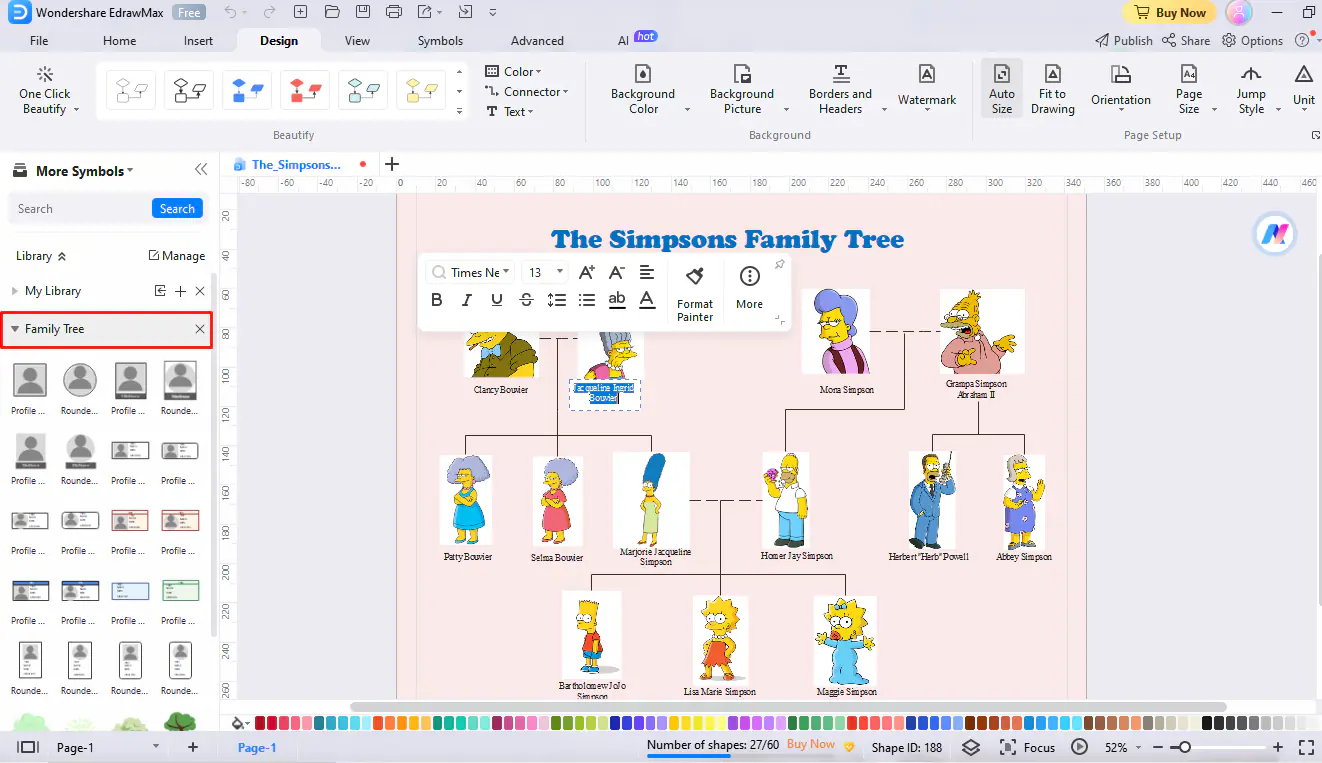 Jacqueline Bouvier Family Tree