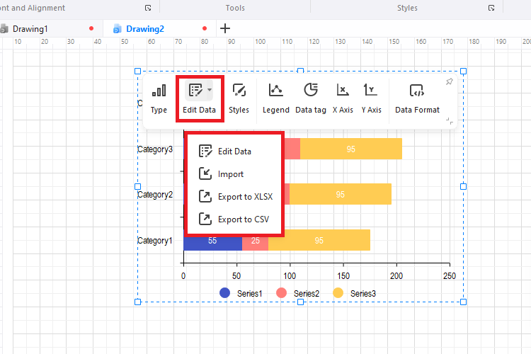 import-data-stacked-bar-graph-edrawmax