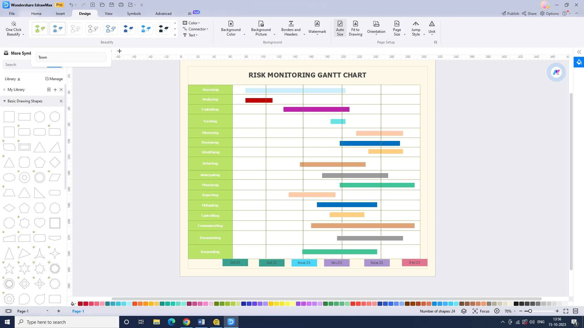 customizing the chart