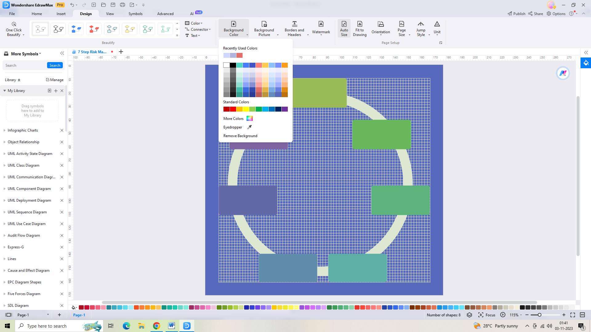 customizing the template