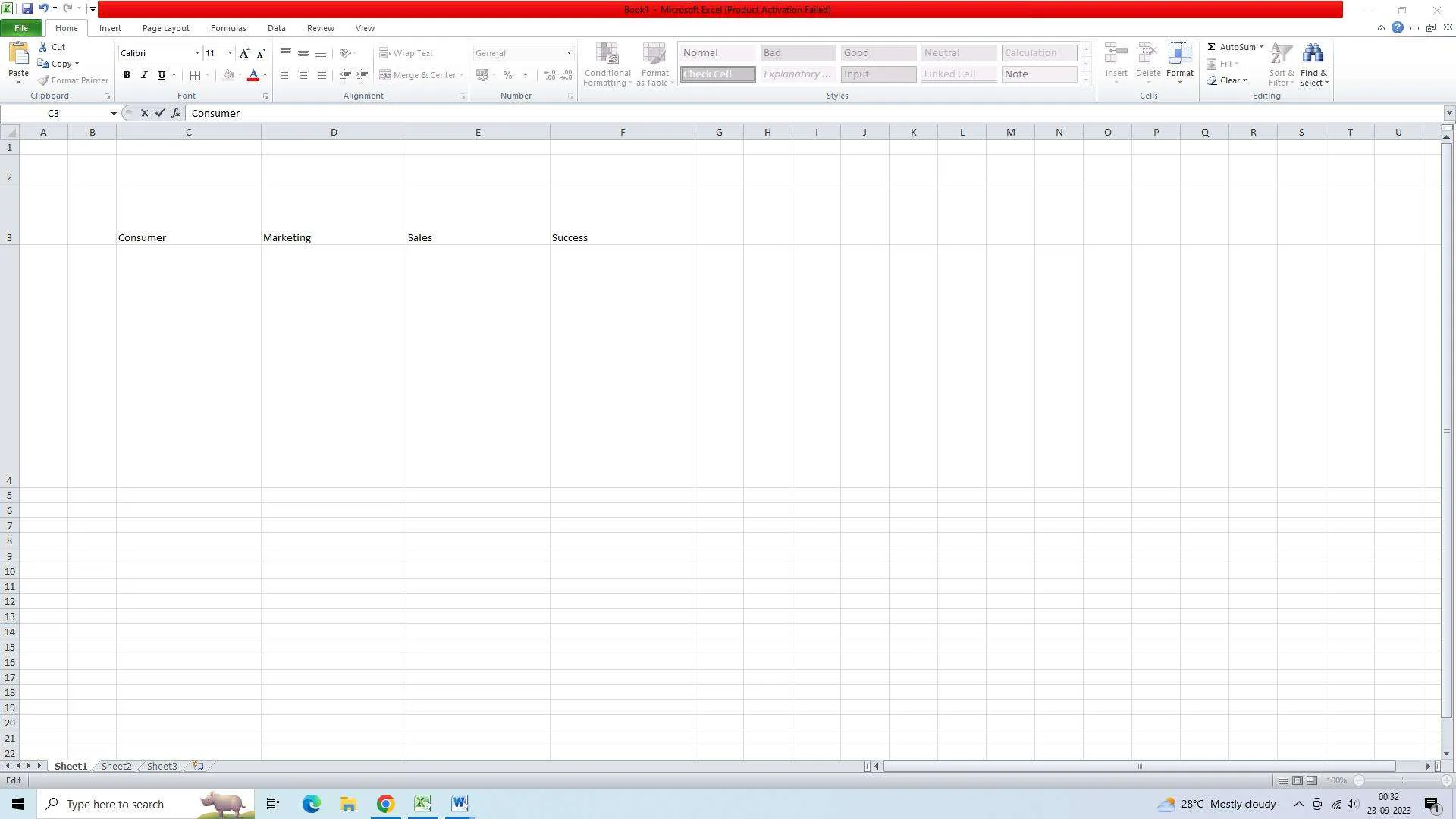 Schwimmbahn Flussdiagramm Container-Beschriftung in Excel