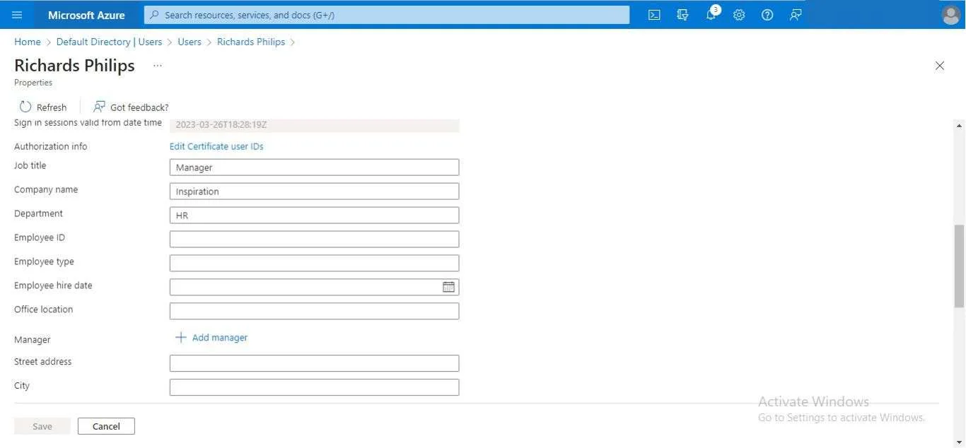 add users to org charts teams