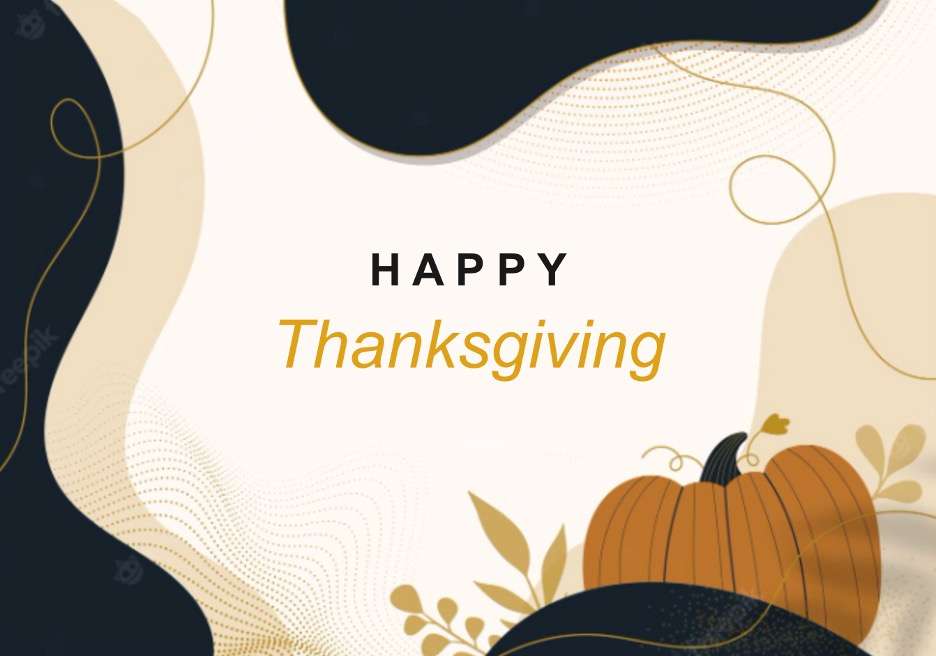 vector thanksgiving greeting card