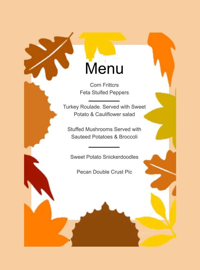 free thanksgiving menu template 05