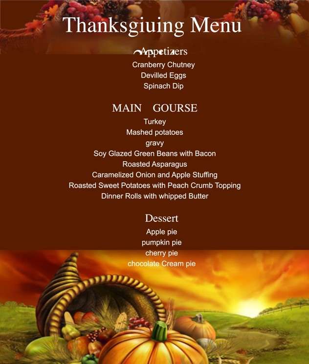 free thanksgiving menu template 04
