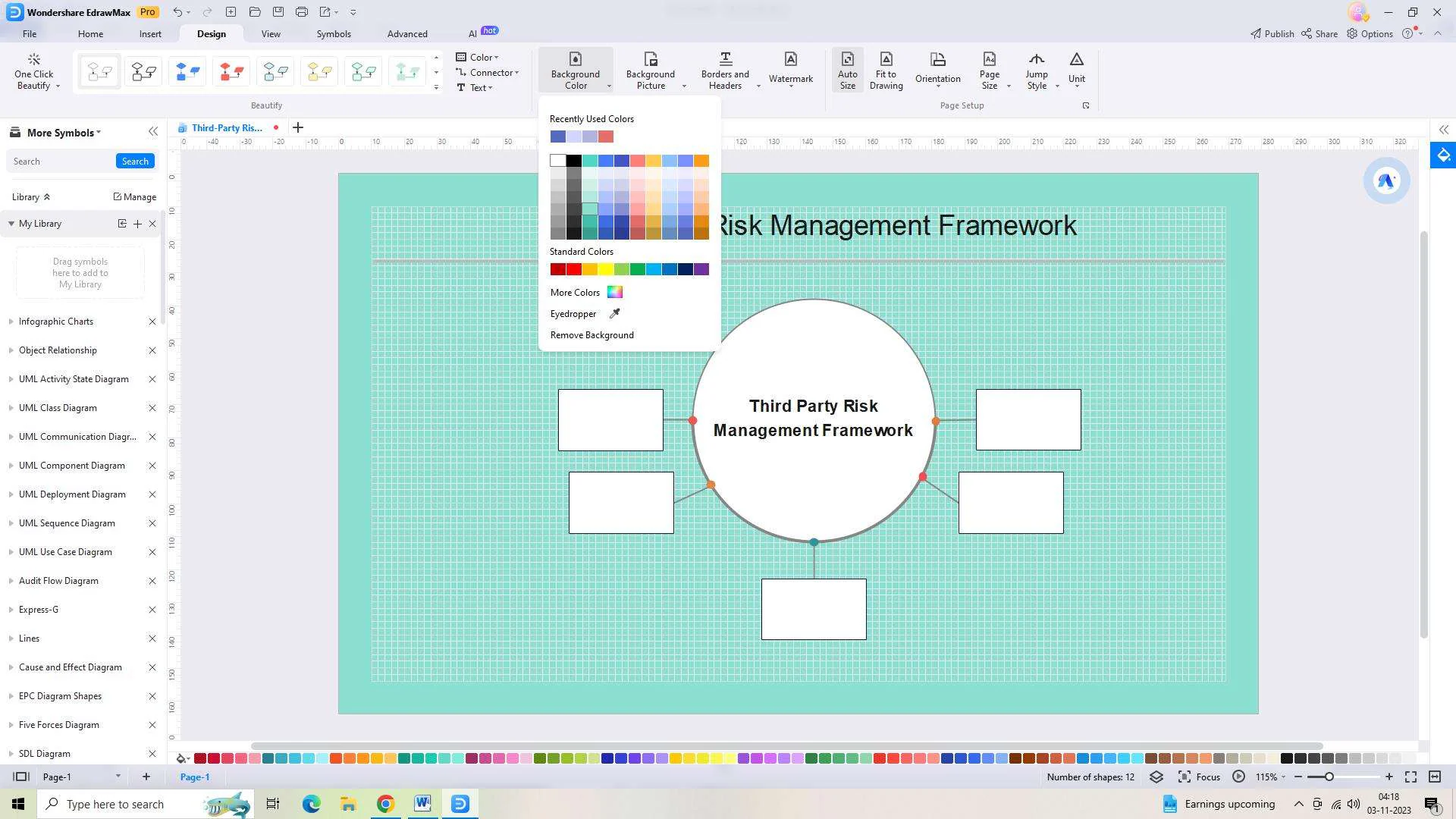 customizing the template