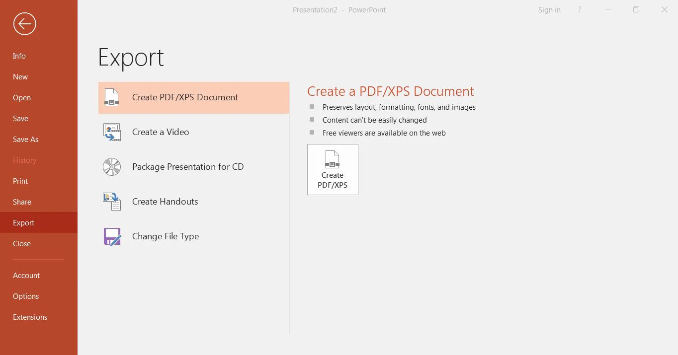 save and export the flowchart