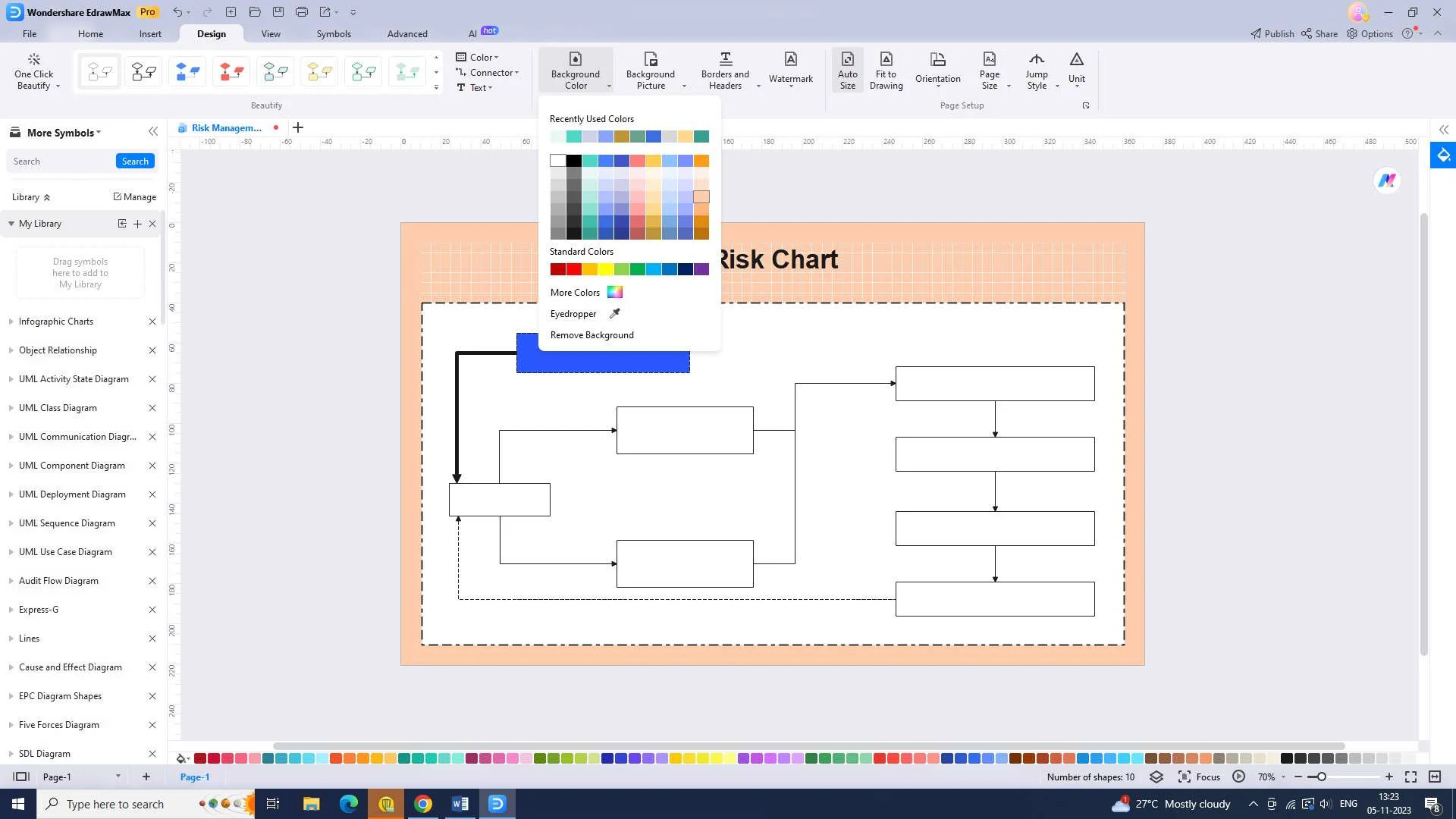 customizing the template