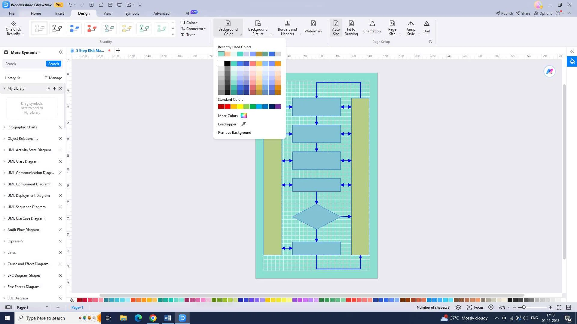 customizing the template