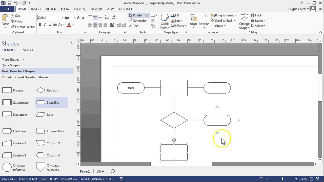 visio mapping