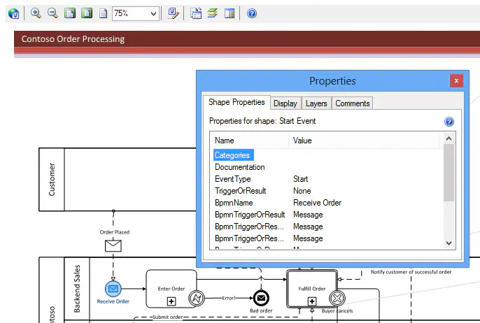 Microsoft Visio reader