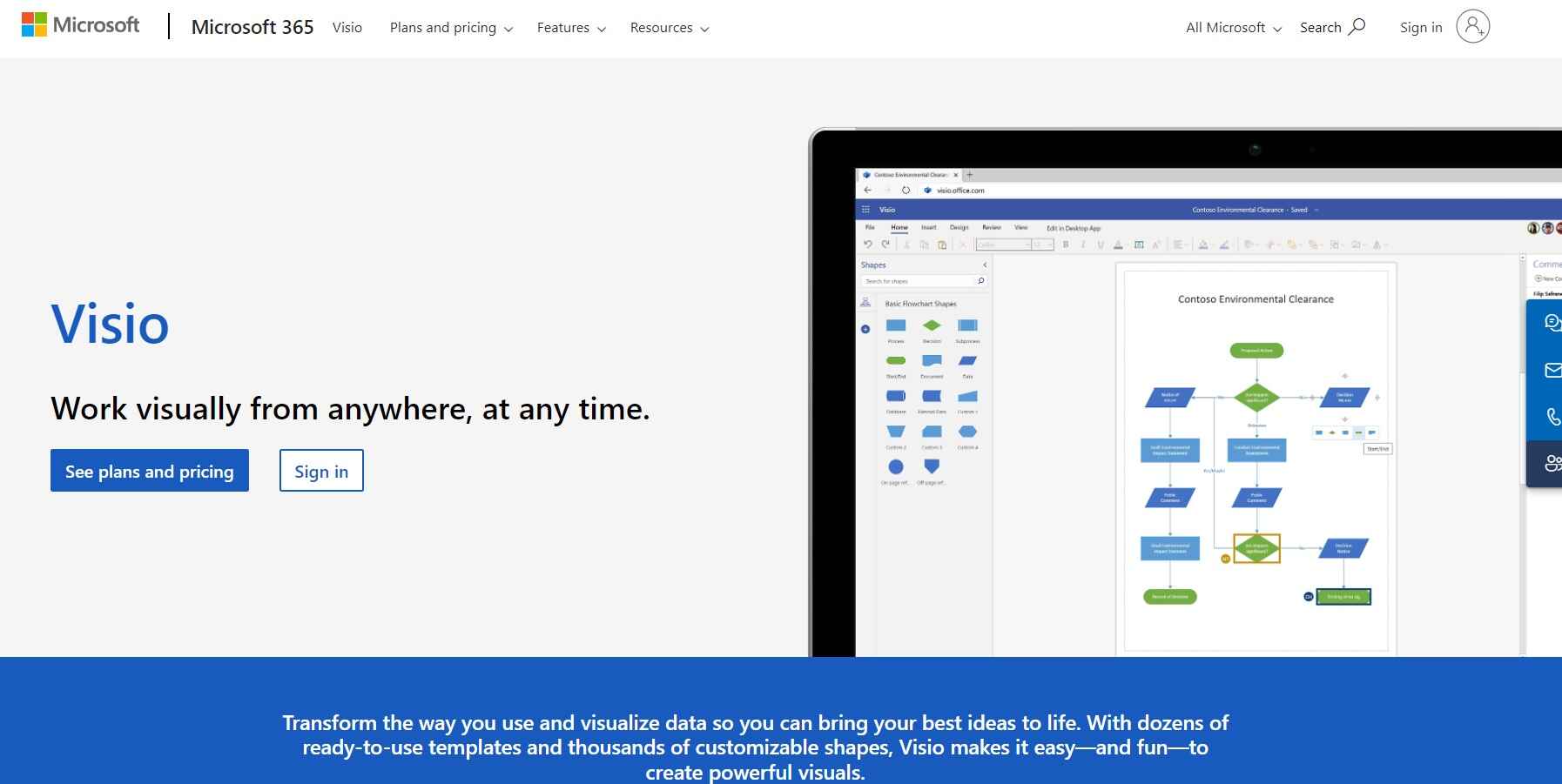 ms visio standard 2021 plan