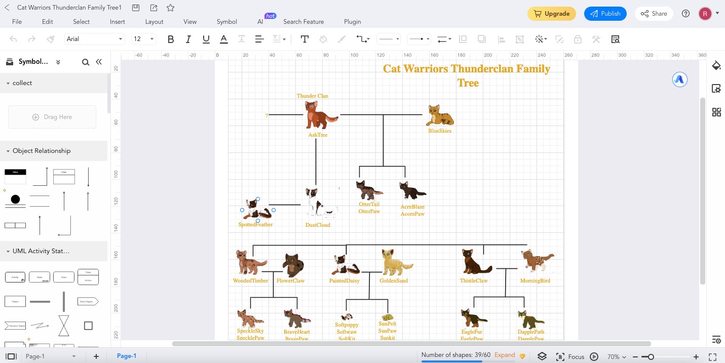 edit family tree of warrior cats