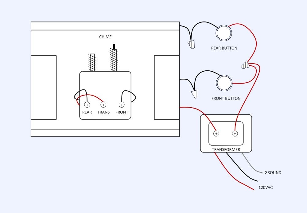 doorbell wiring diagram template