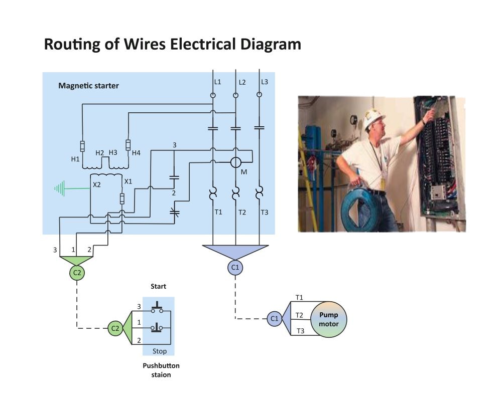 wires circuit diagram template