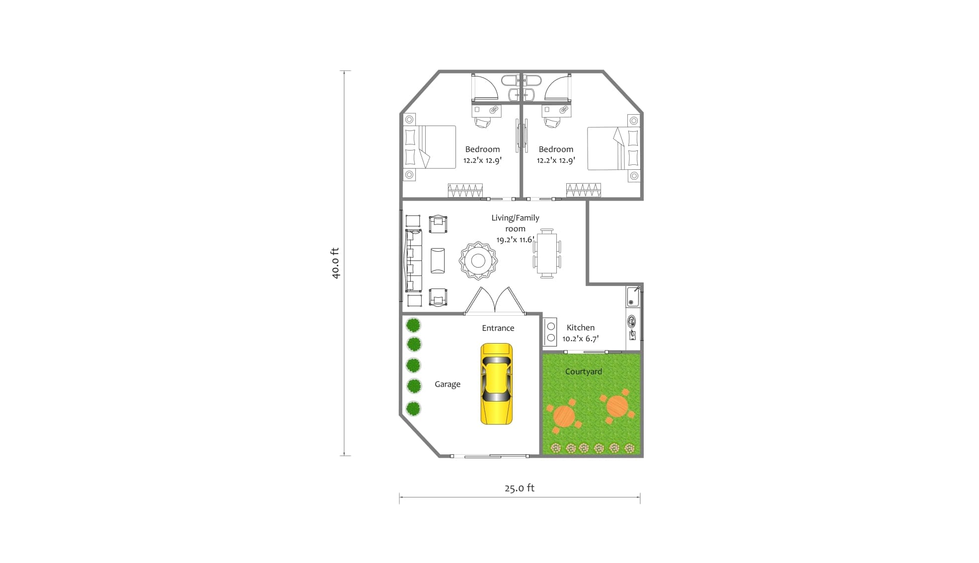 1200 sq. ft template five
