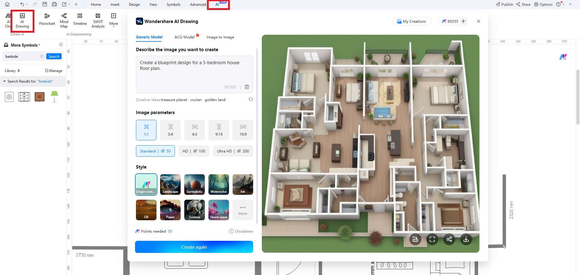 AI-blueprint-for-5-bedroom-house