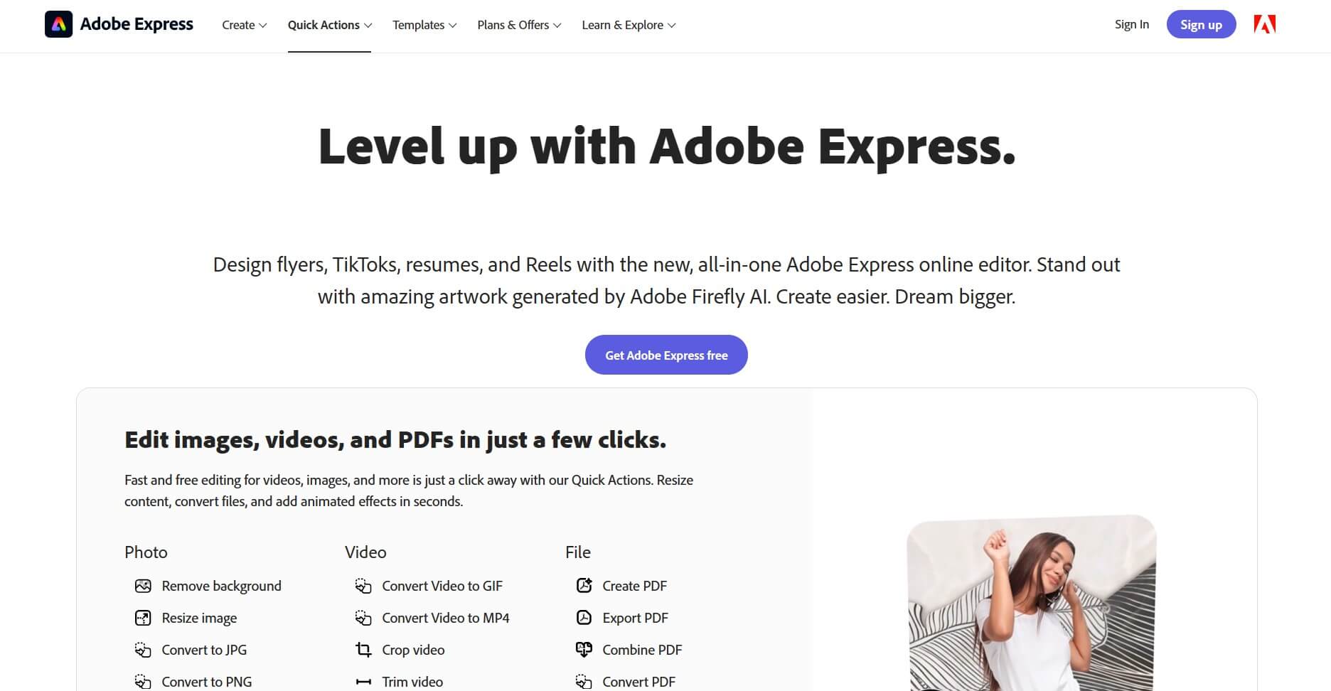 adobe express best timeline softwares