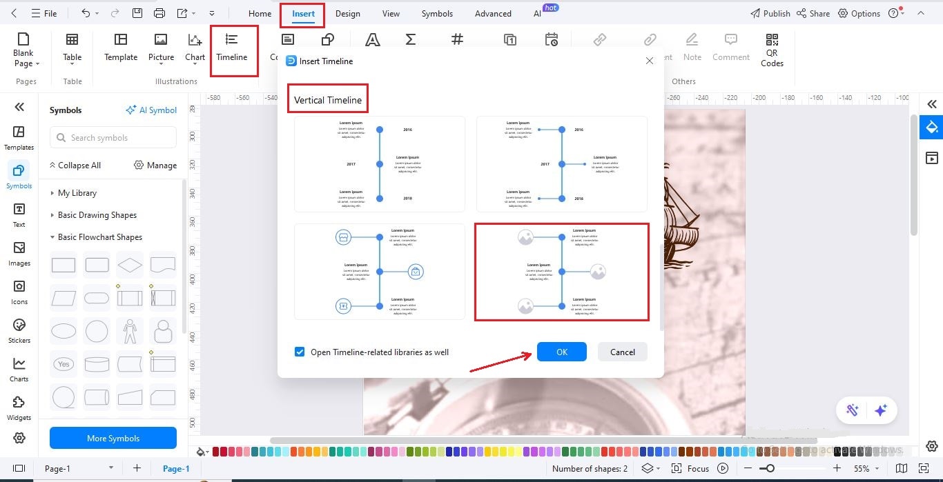 step-04 insert timeline