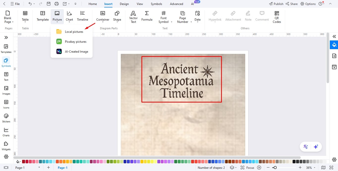 step-3-add-a-heading-to-the-timeline