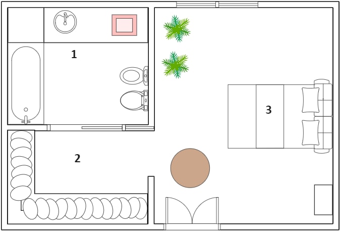 kids bedroom floor plan