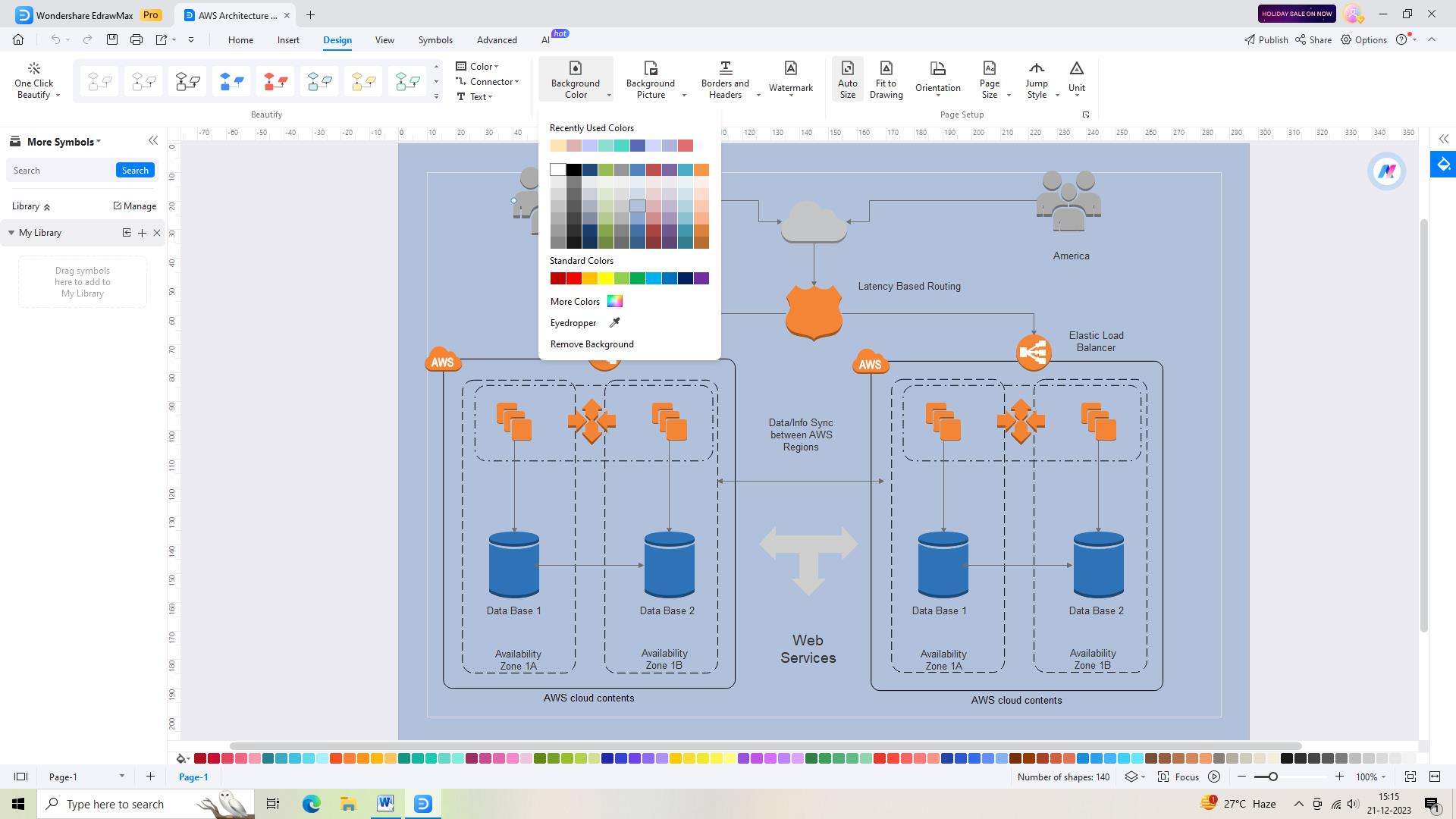 customizing the diagram