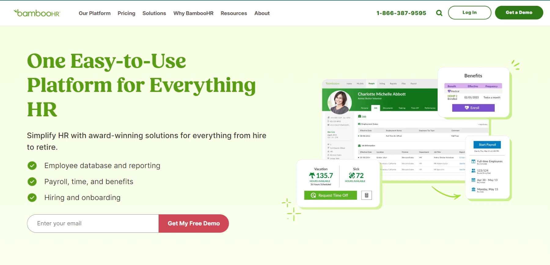 BambooHR official home page