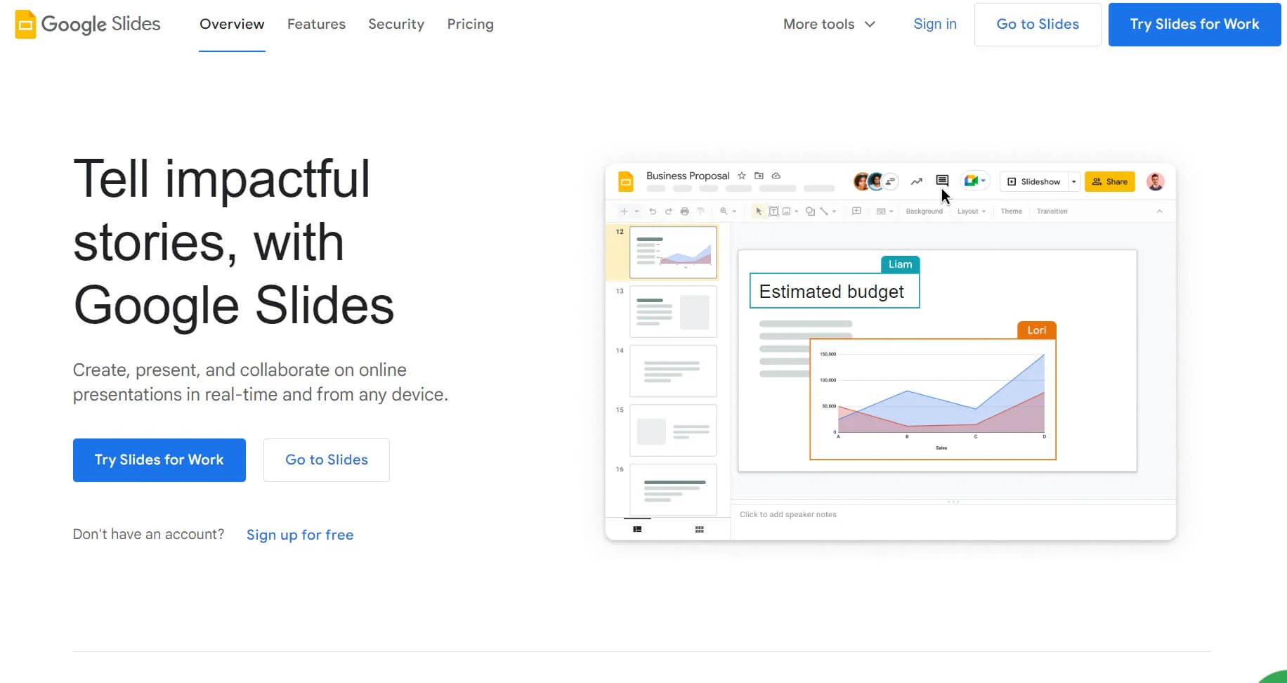 google slides presentation maker