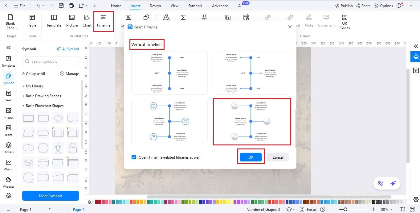 step-04 insert timeline