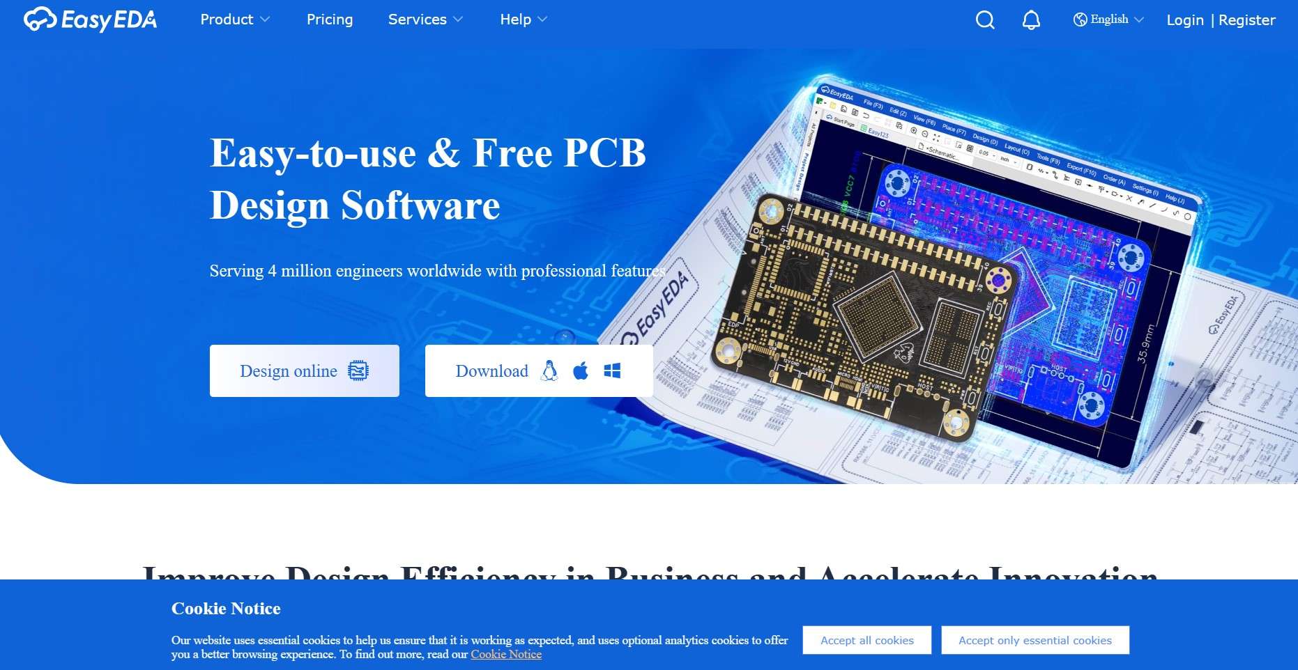 easyeda circuit diagram tool