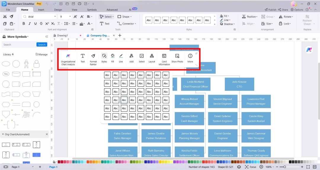 screenshot of step 4: tailor details by brand style and personal liking.