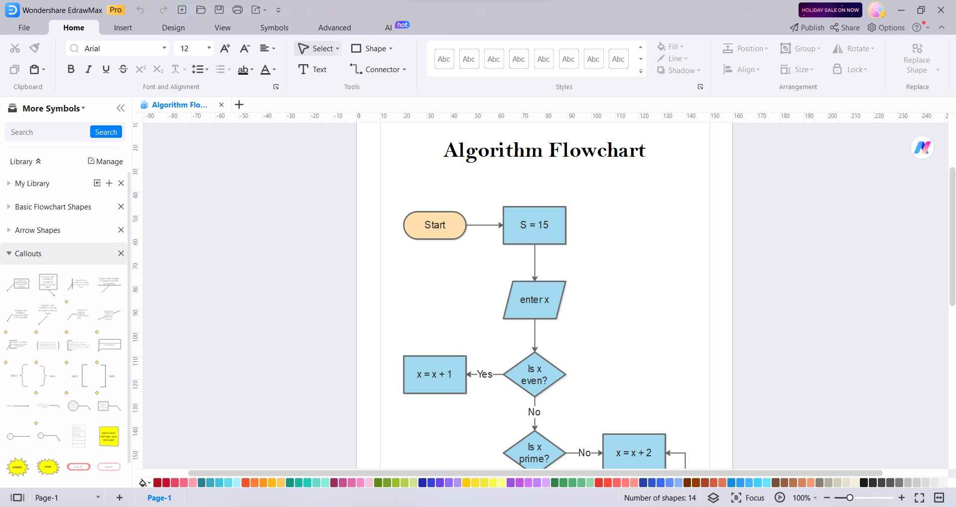 algorithm programming flowchart