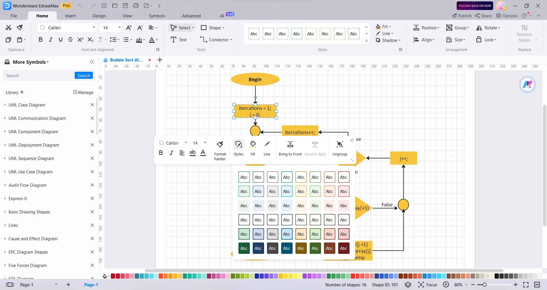 format colors