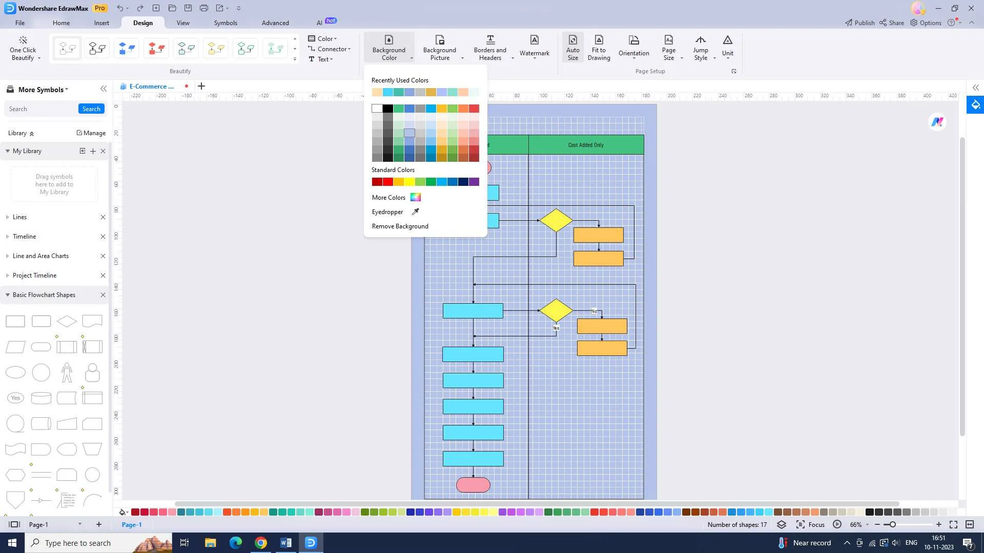 modifying the template