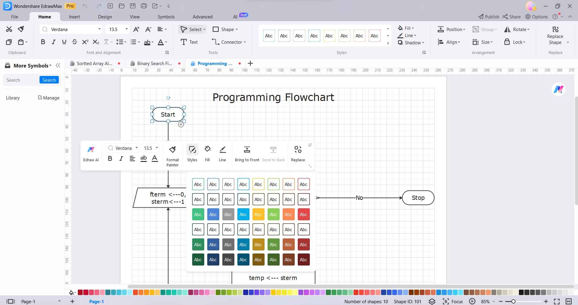 format colors