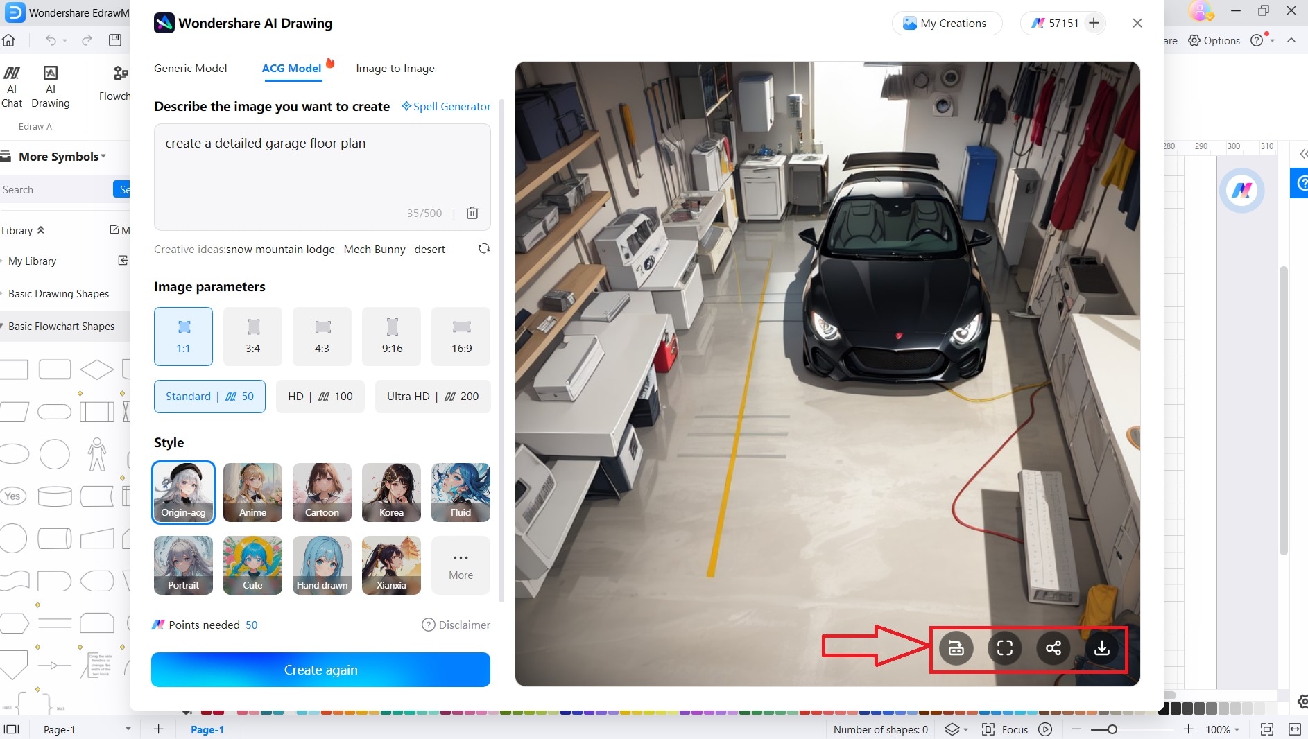 edrawmax garage plans