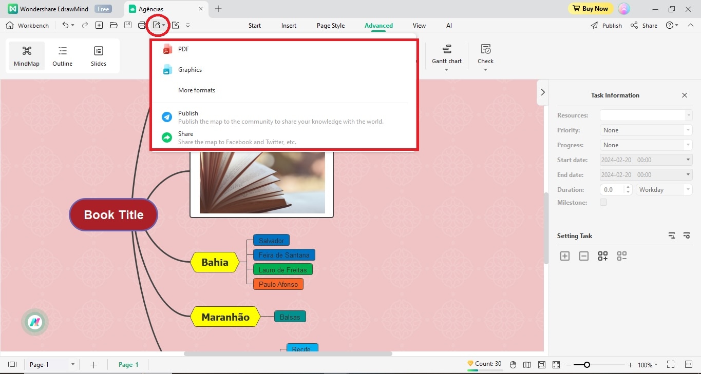 export final mindmap: export-mindmap