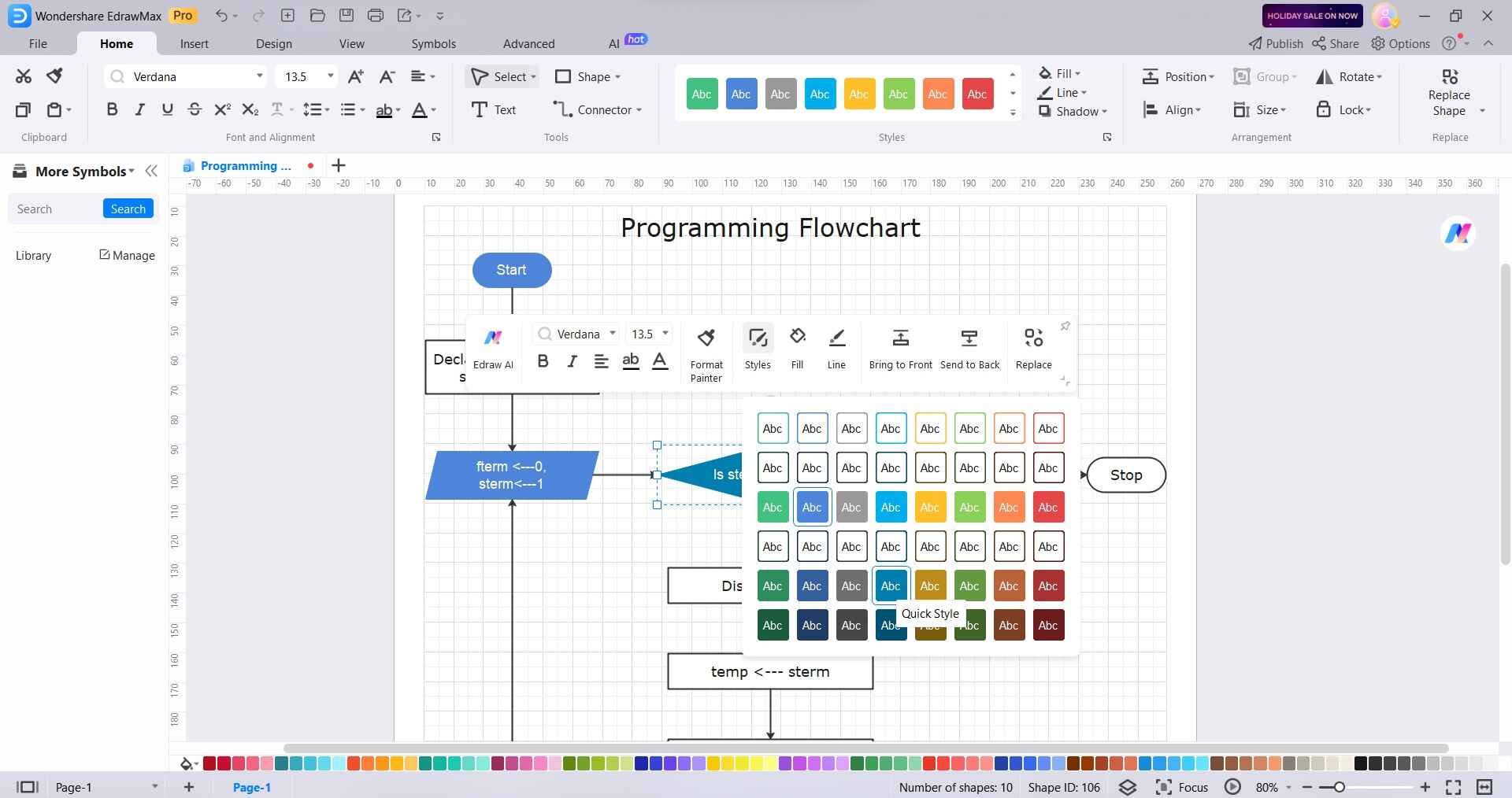 format colors