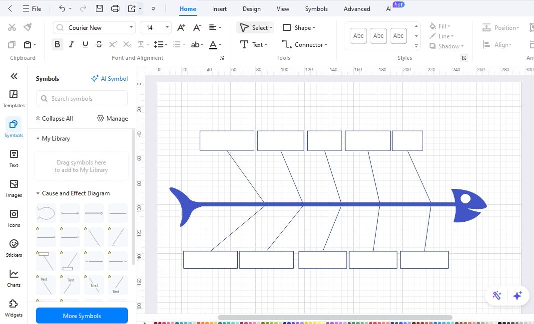 arrange the elements to have symmetry