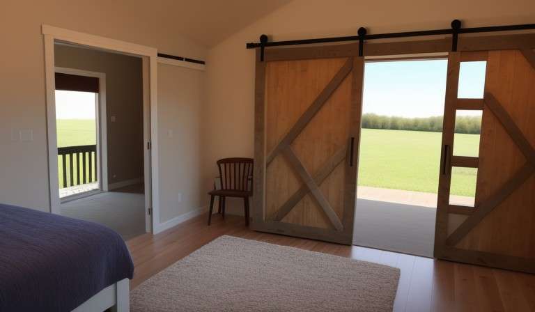 barn door separates your room